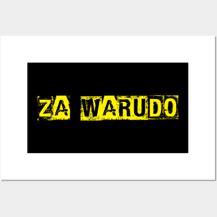 Za Warudo Posters and Art